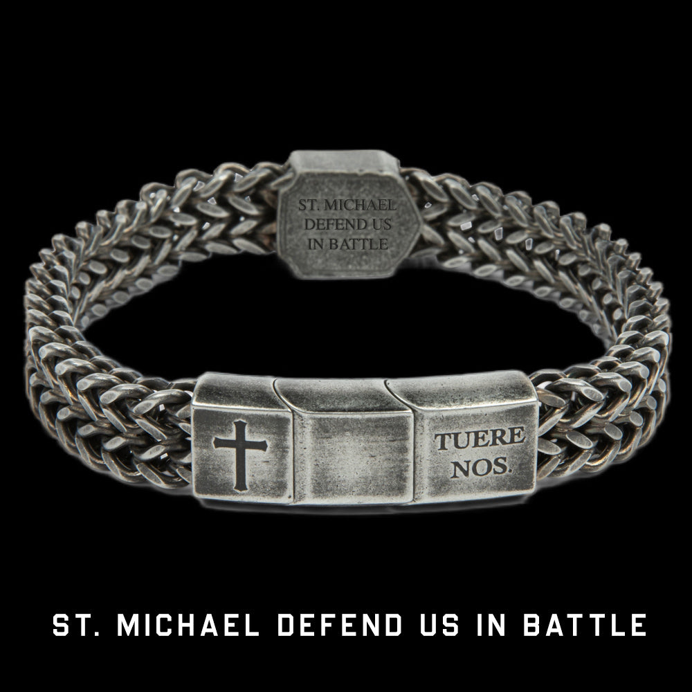 Saint Michael Defend Us Bracelet - Helps Pair Veterans With A Service Dog Or Shelter Dog
