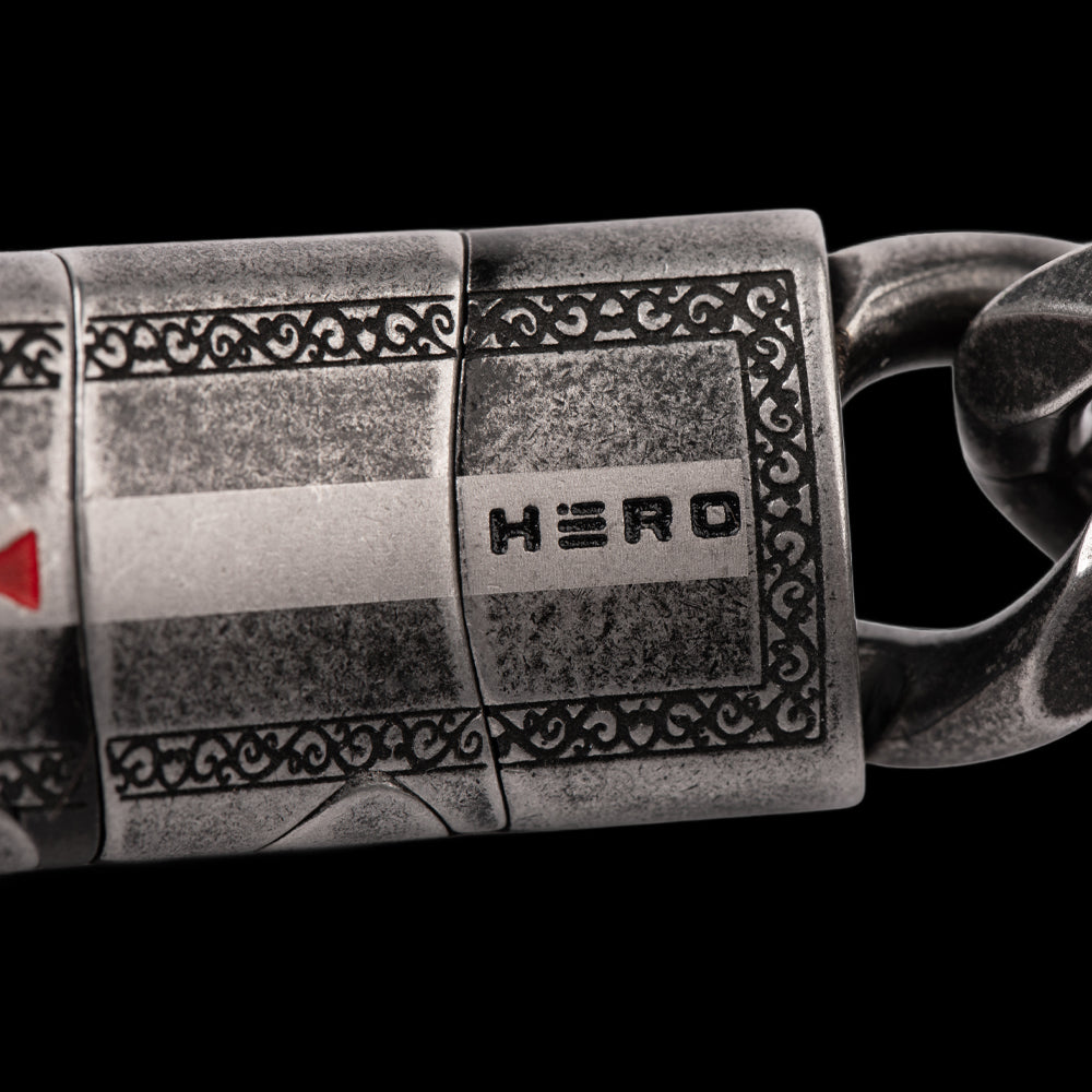 Knights Templar Fidelis Warrior Cuban Link Bracelet: Helps Pair Veterans With A Service Dog Or Shelter Dog