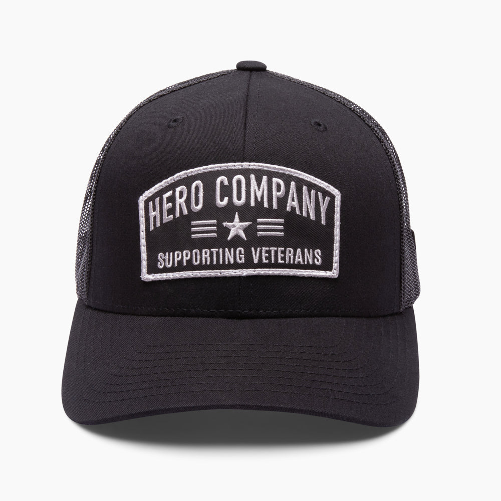 FREE The Hero Company Supporting Veterans Hat with Purchase of R.E.D. Remember Everyone Deployed Tee: Helps Pair Veterans With A Service Dog or Shelter Dog