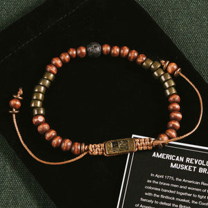 Desert Camo Revolution Bracelet Set - Desert Camo Paracord and American Revolutionary War Musket Bracelet