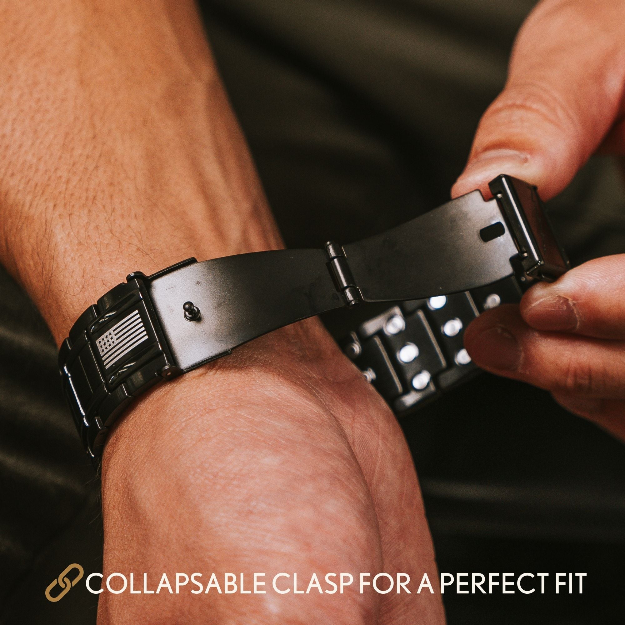 The Hero Company- Abrams Thunderbolt Tank Magnetic Bracelet: Helps Pair Veterans With A Service Dog or Shelter Dog -Faire