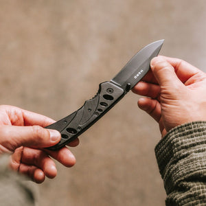 Special Offer!  The Hero Company- Black Magic Stealth Folding Knife