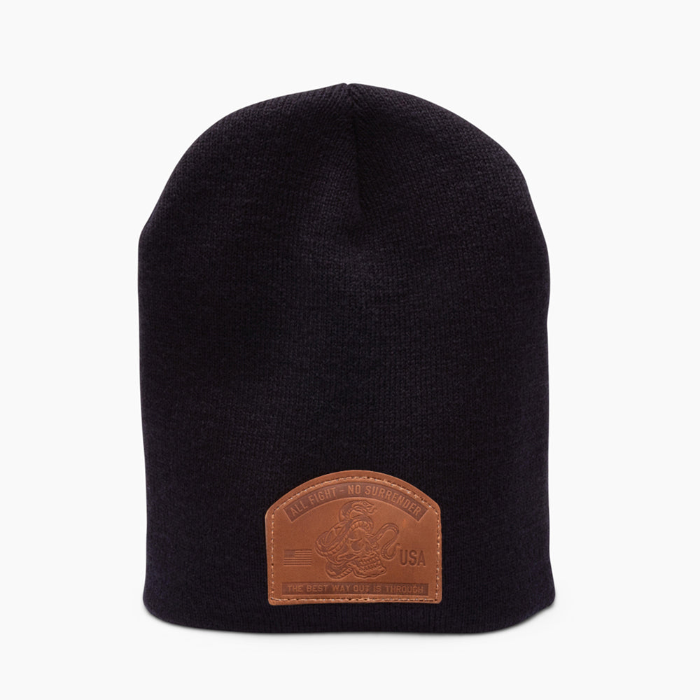 The Hero Company All Fight - No Surrender Beanie - Helps Pair Veterans With A Service Dog or Shelter Dog