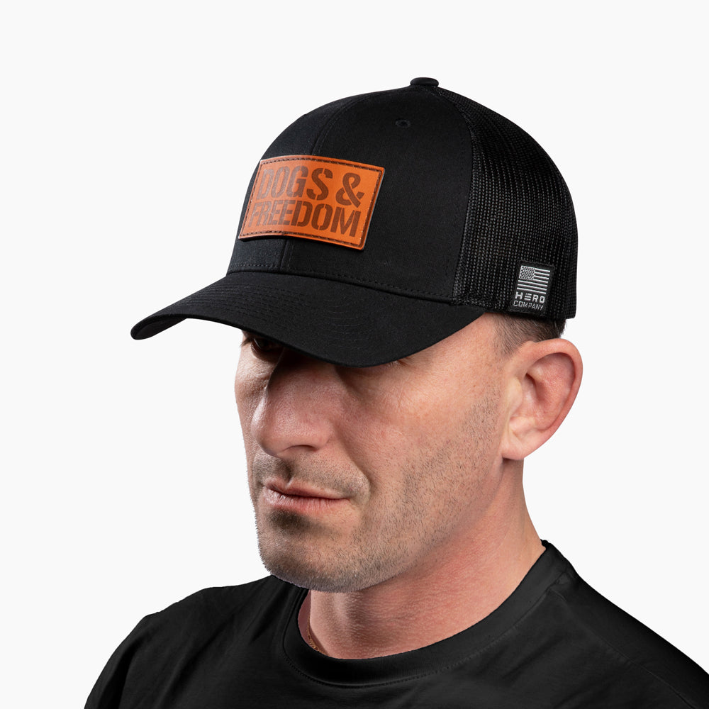 The Hero Company Dogs &amp; Freedom Hat - Helps Pair Veterans With A Service Dog or Shelter Dog