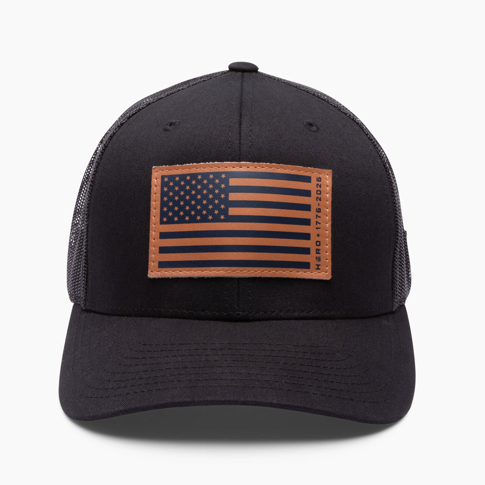 The Hero Company 250th Anniversary 1776-2026 Hat - Helps Pair Veterans With A Service Dog or Shelter Dog