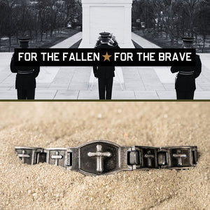 The Hero Company - 'For The Fallen' Arlington Magnetic Bracelet: Helps Pair Veterans With A Service Dog Or Shelter Dog