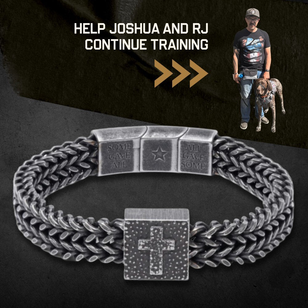 The Guardian’s Oath Cross Link Bracelet: Joshua &amp; RJ