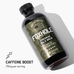 Special Offer- Foxhole Coffee Concentrate - Cold Brew Coffee, Perfect for Instant Iced Coffee, Cold Brewed Coffee and Hot Coffee