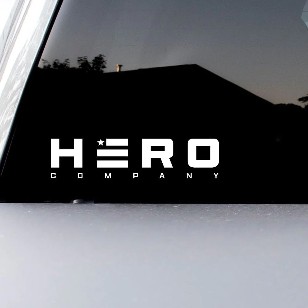 VIP HERO COMPANY Car Decal- Clear Vinyl
