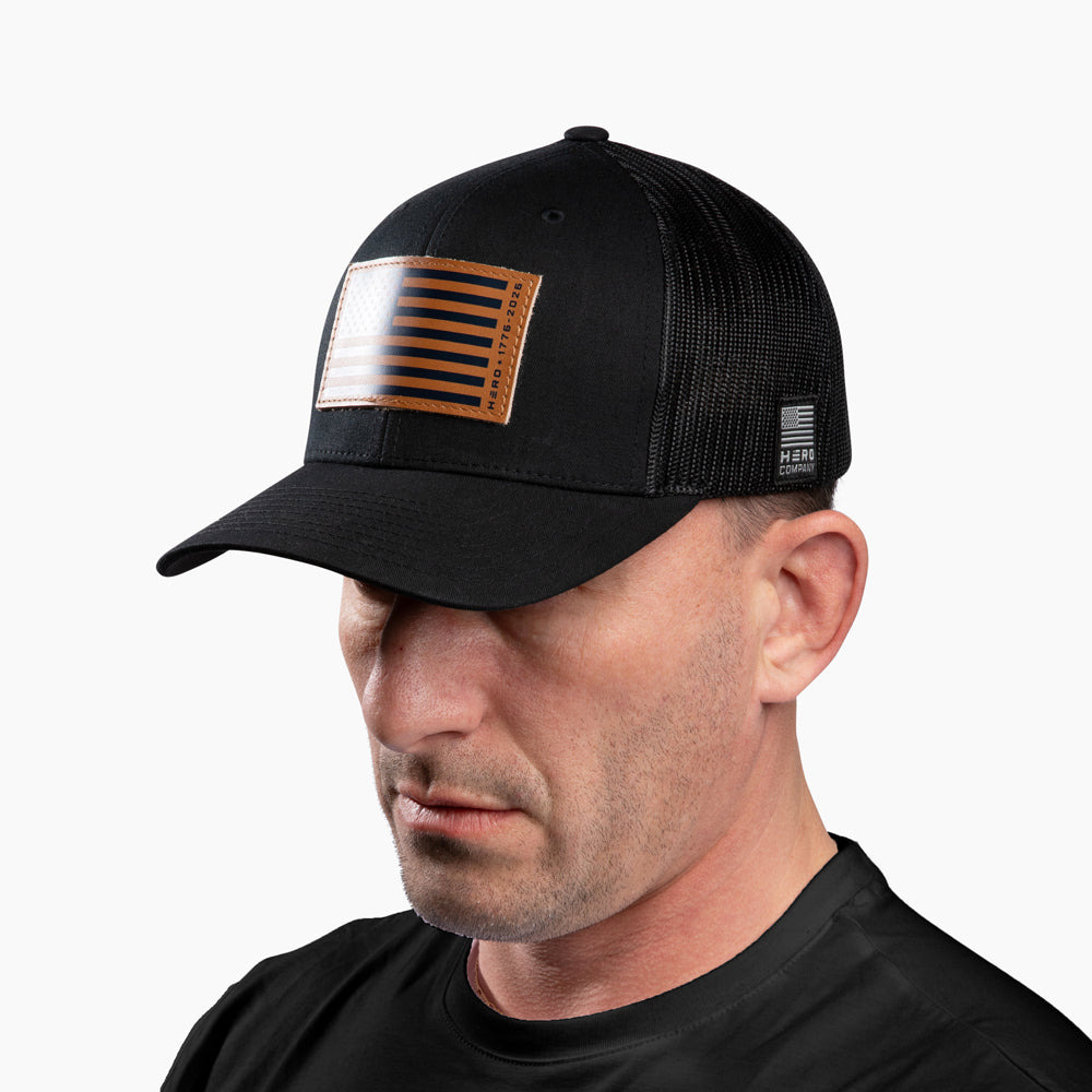 The Hero Company 250th Anniversary 1776-2026 Hat - Helps Pair Veterans With A Service Dog or Shelter Dog