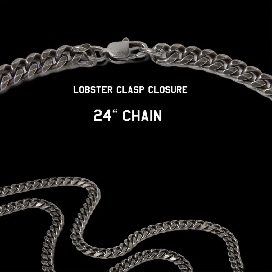 50% OFF - The "Ultimate Everyday Carry" Cuban Link Bracelet With Purchase of Memento Mori Necklace