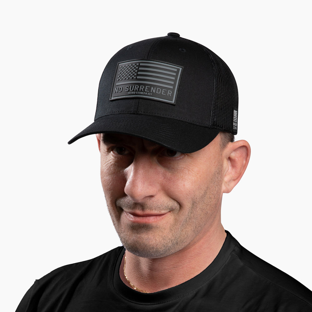 The Hero Company No Surrender Hat - Helps Pair Veterans With A Service Dog or Shelter Dog