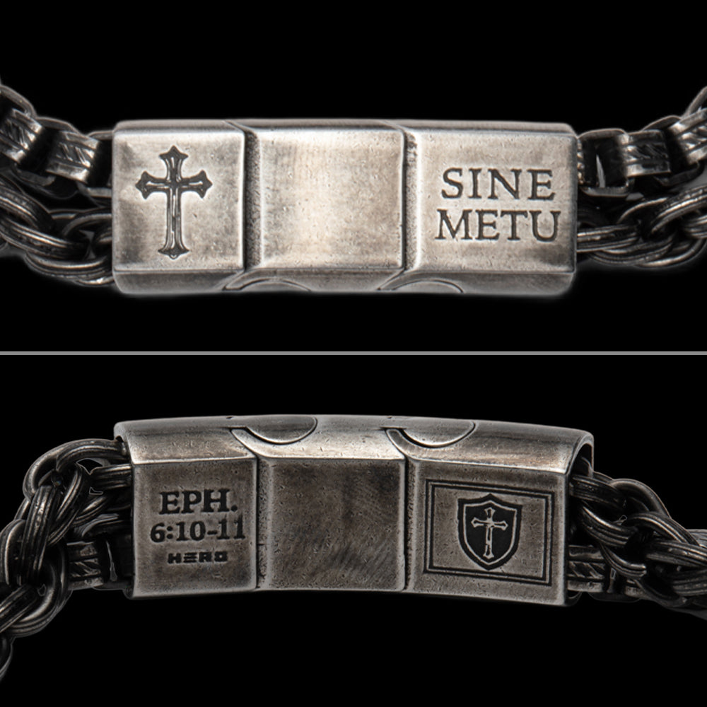 Armor Of God Duel Chain Bracelet: Helps Pair Veterans with Service or Shelter Dogs