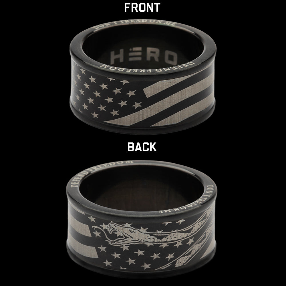 The Hero Company&#39;s Don’t Tread On Me Ring- Helps Pair Veterans With A Service Dog Or Shelter Dog