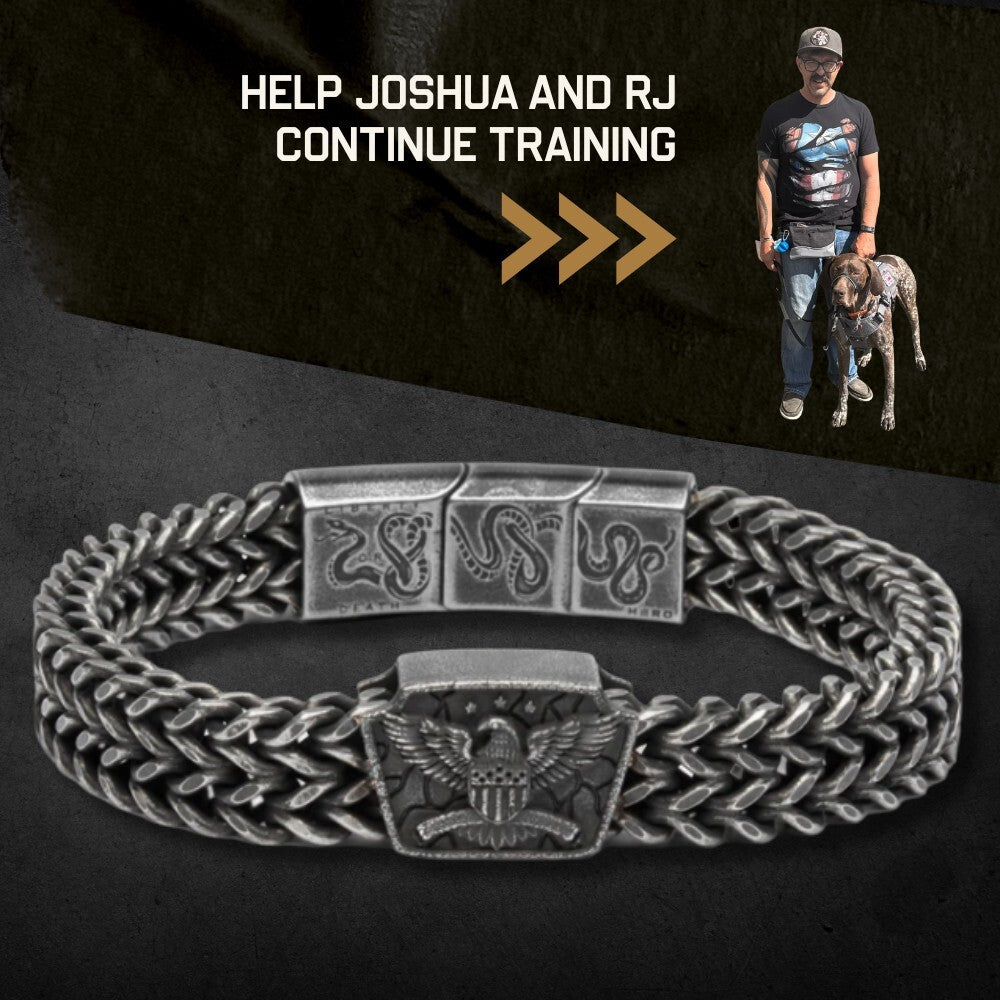 American Eagle Don't Tread on Me -Liberty or Death Bracelet: Joshua & RJ