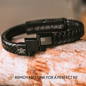 FREE Freedom Isn't Free Camo Hat - Camo/ Blk with Purchase of Freedom Isn't Free Leather Bracelet