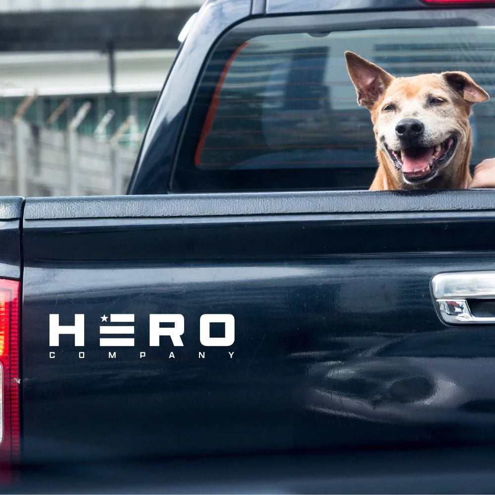 VIP HERO COMPANY Car Decal- Clear Vinyl