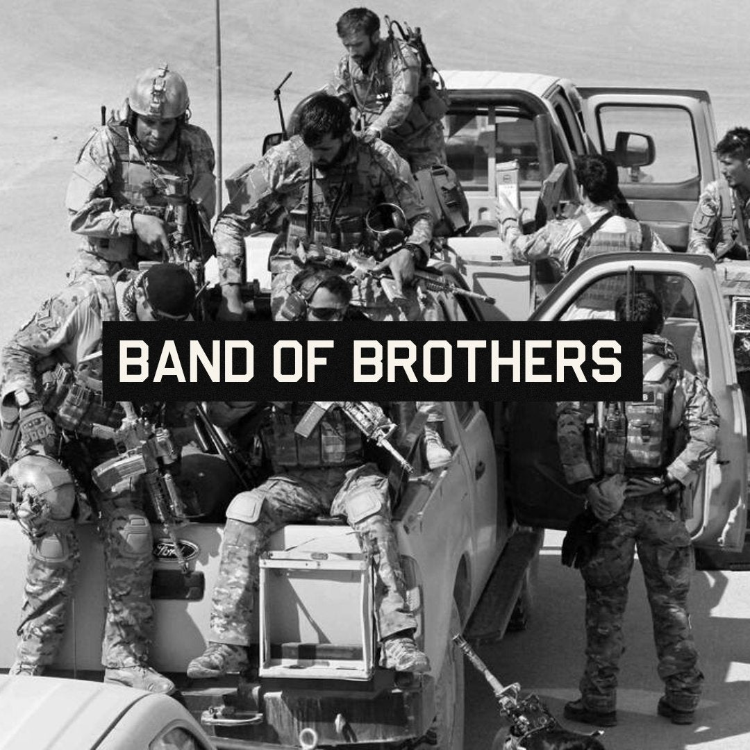 Limited Time Offer - Band Of Brothers Never Forgotten Black Paracord B -  The Hero Company