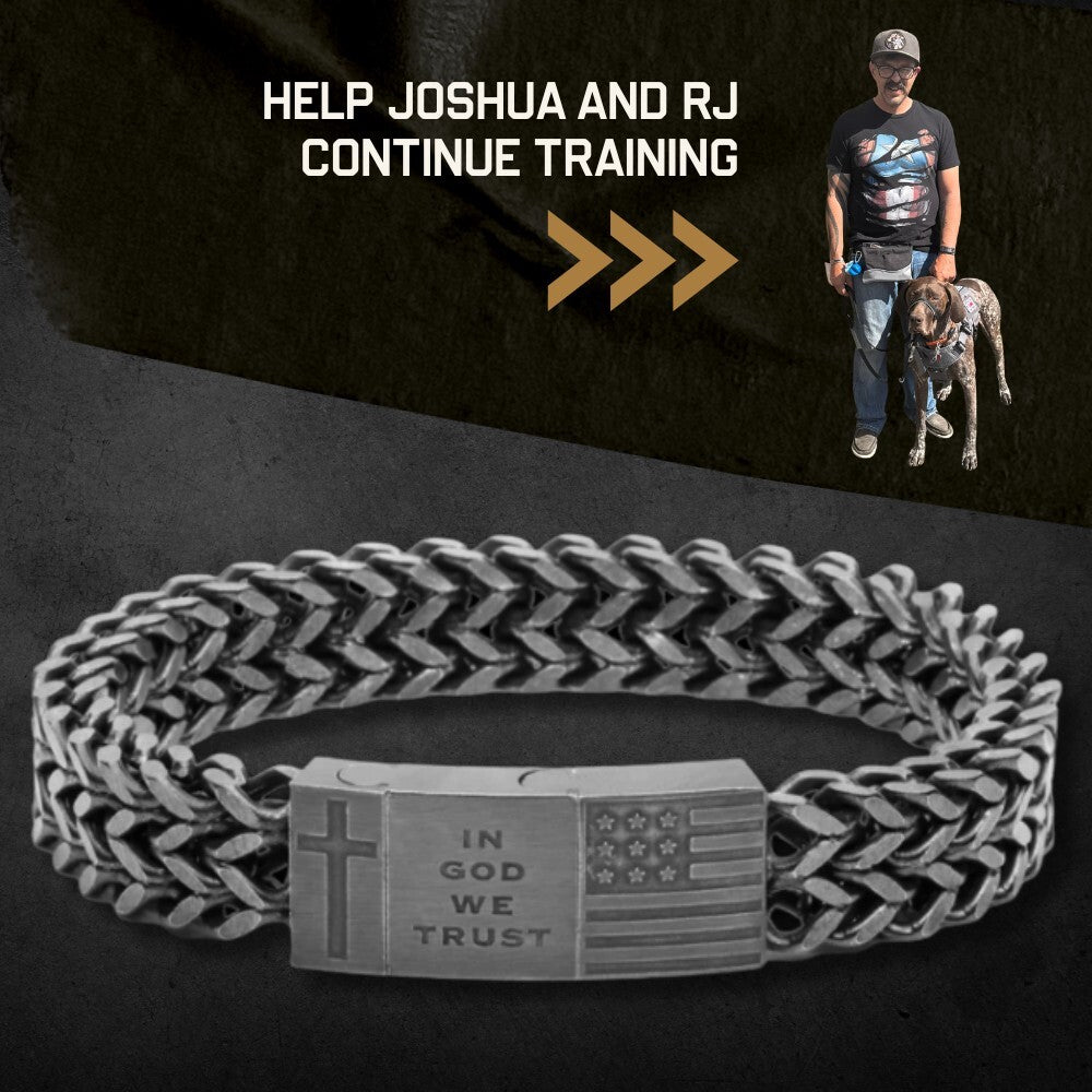 In God We Trust Bracelet: Joshua & RJ