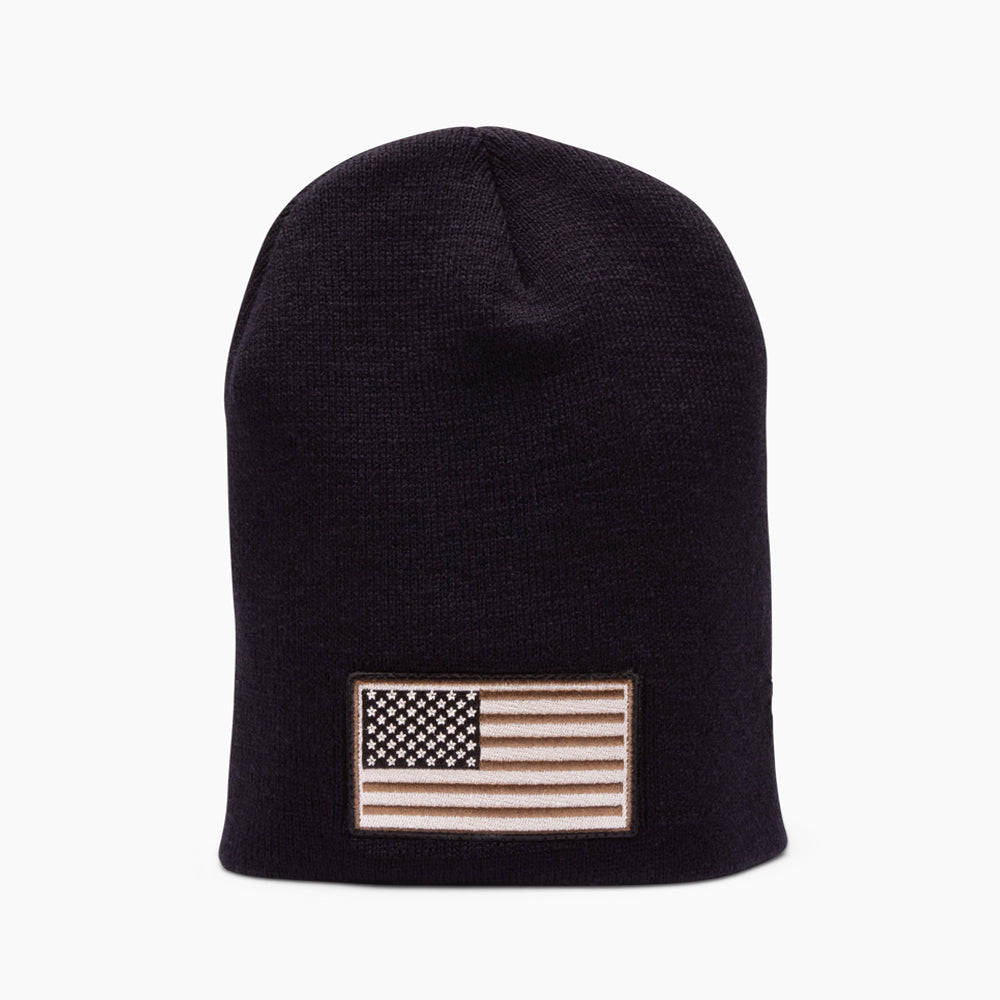 The Hero Company American Flag Beanie - Helps Pair Veterans With A Service Dog or Shelter Dog