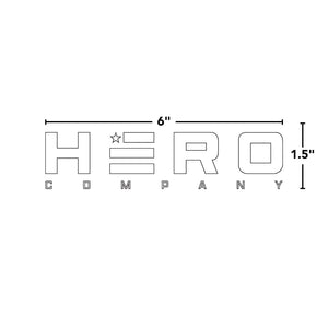VIP HERO COMPANY Car Decal- Clear Vinyl