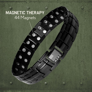 Sherman Tank Track Titanium Magnetic Bracelet---Helps Pair Veterans With A Service Dog Or Shelter Dog