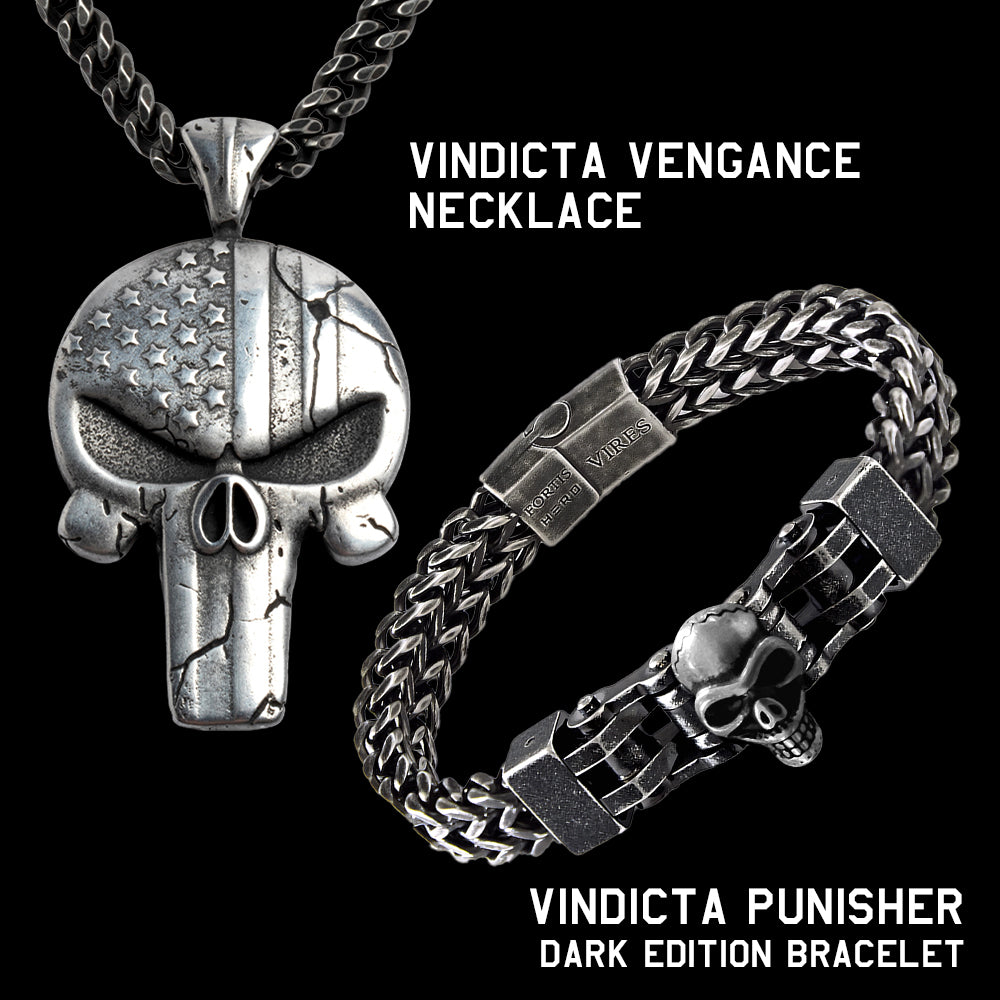 50% OFF - The Vindicta Punisher Bracelet With Purchase of Vindicta Vengeance Necklace