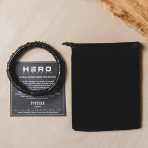 Special Offer! -Warrior 00 Buck Stacked Bracelet Set - Valhalla Warrior Leather and 00 Buck Magnetic Titanium Bracelets