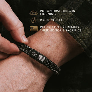 Limited Time Offer - Freedom Isn't Free Leather Bracelet