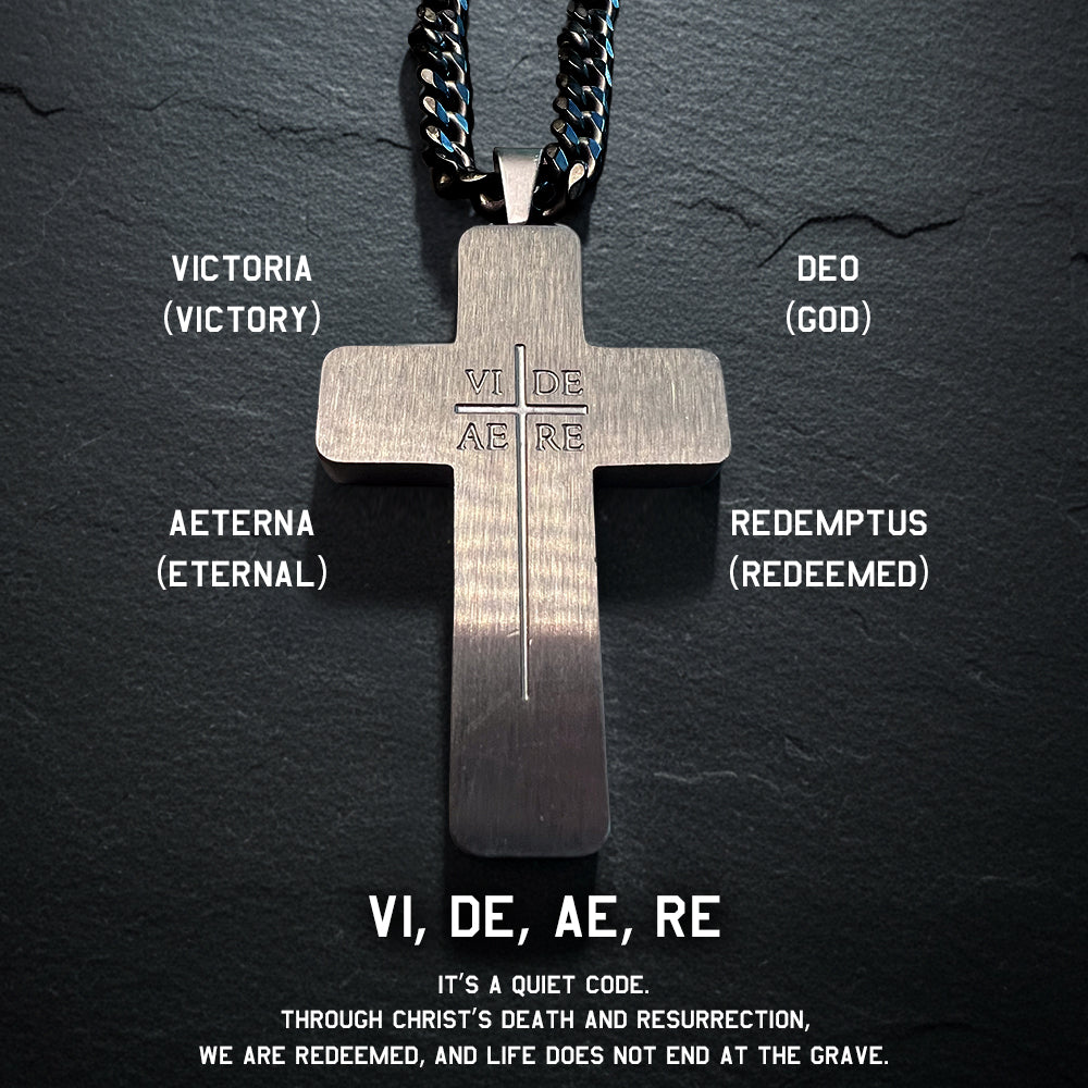 Never Forgotten Legacy Cross Necklace - Helps Pair Veterans With A Service Dog Or Shelter Dog