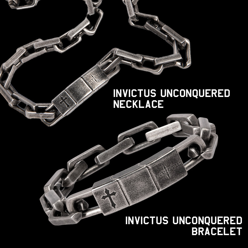 50% OFF - Invictus Unconquered Bracelet With Purchase of Invictus Unconquered Square Link Necklace