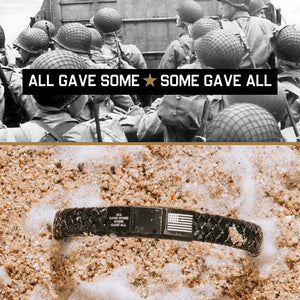 Limited Time Offer - Freedom Isn't Free Leather Bracelet