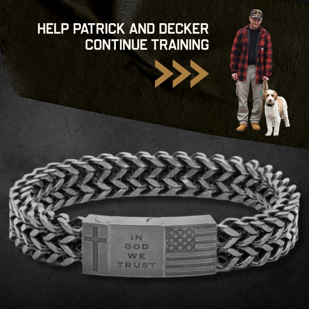 In God We Trust Bracelet: Patrick & Decker