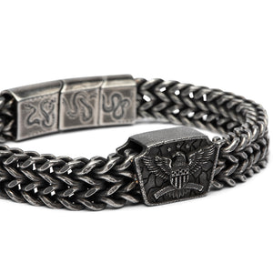 American Eagle Don't Tread on Me -Liberty or Death Bracelet: Helps Pair Veterans With A Service Dog Or Shelter Dog