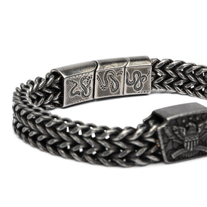 American Eagle Don't Tread on Me -Liberty or Death Bracelet: Helps Pair Veterans With A Service Dog Or Shelter Dog