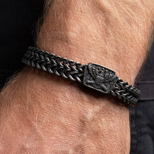 American Eagle Don't Tread on Me -Liberty or Death Bracelet: Helps Pair Veterans With A Service Dog Or Shelter Dog