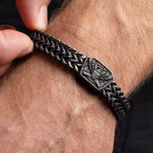 American Eagle Don't Tread on Me -Liberty or Death Bracelet: Helps Pair Veterans With A Service Dog Or Shelter Dog