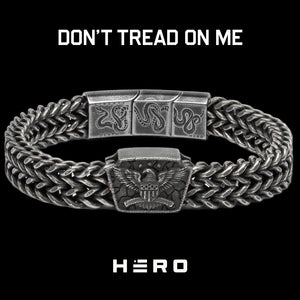 American Eagle Don't Tread on Me -Liberty or Death Bracelet: Helps Pair Veterans With A Service Dog Or Shelter Dog