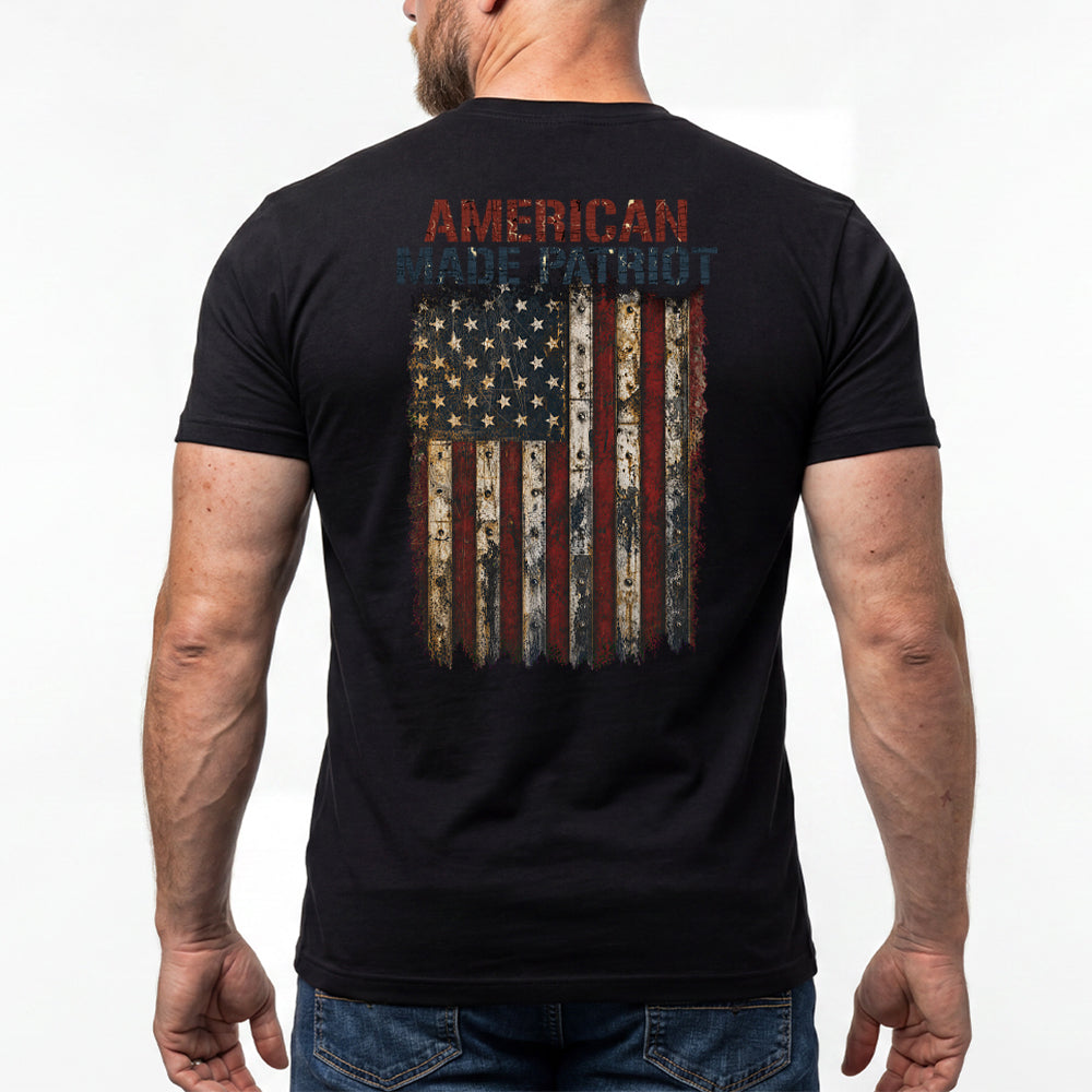 American Made Patriot Black Tee