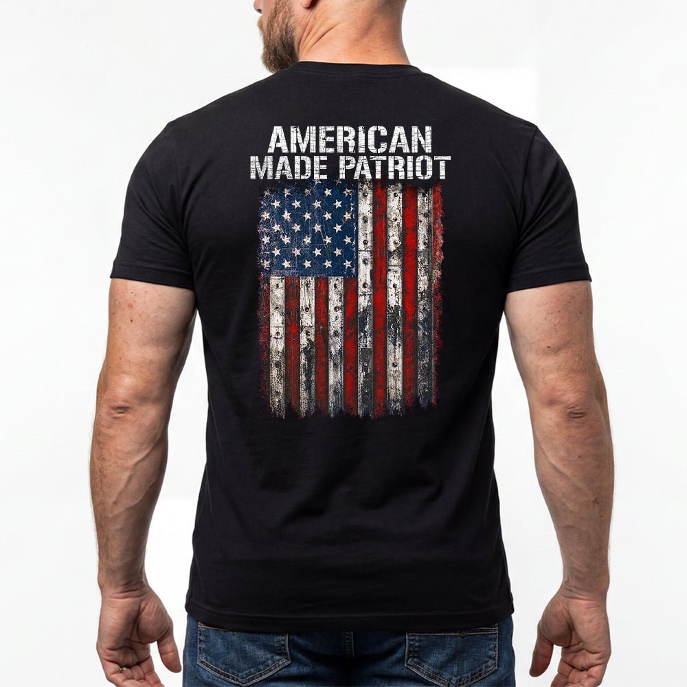 American Made Patriot Black Tee
