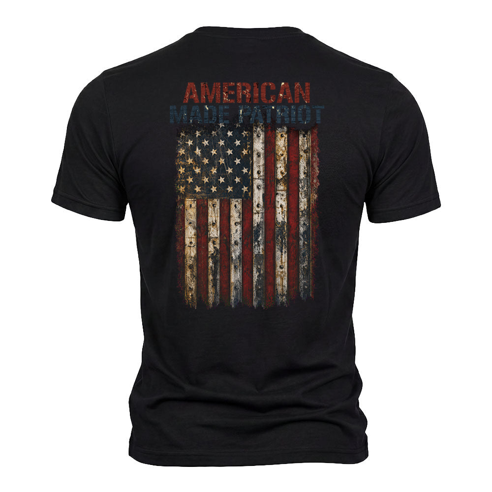American Made Patriot Black Tee