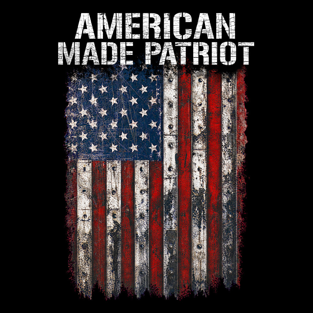 American Made Patriot Black Tee