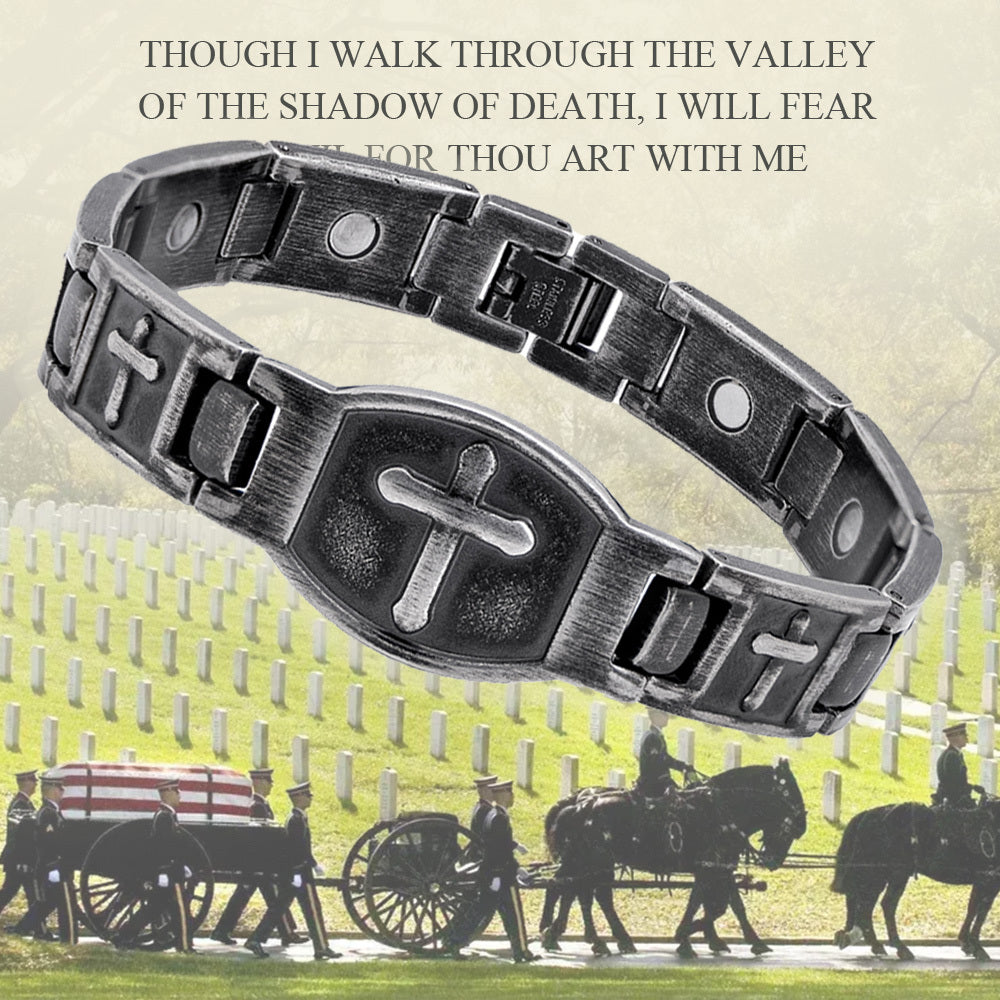 'For The Fallen' Arlington Magnetic Bracelet: Helps Pair Veterans With A Service Dog Or Shelter Dog