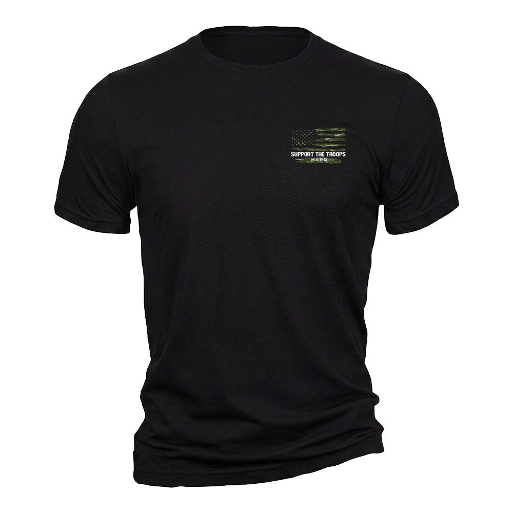 Army Dad Black Tee