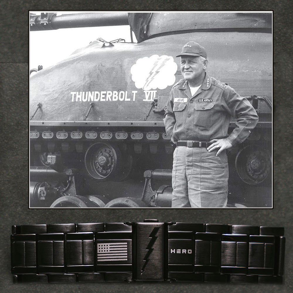 The Hero Company- Abrams Thunderbolt Tank Magnetic Bracelet: Helps Pair Veterans With A Service Dog or Shelter Dog -Faire