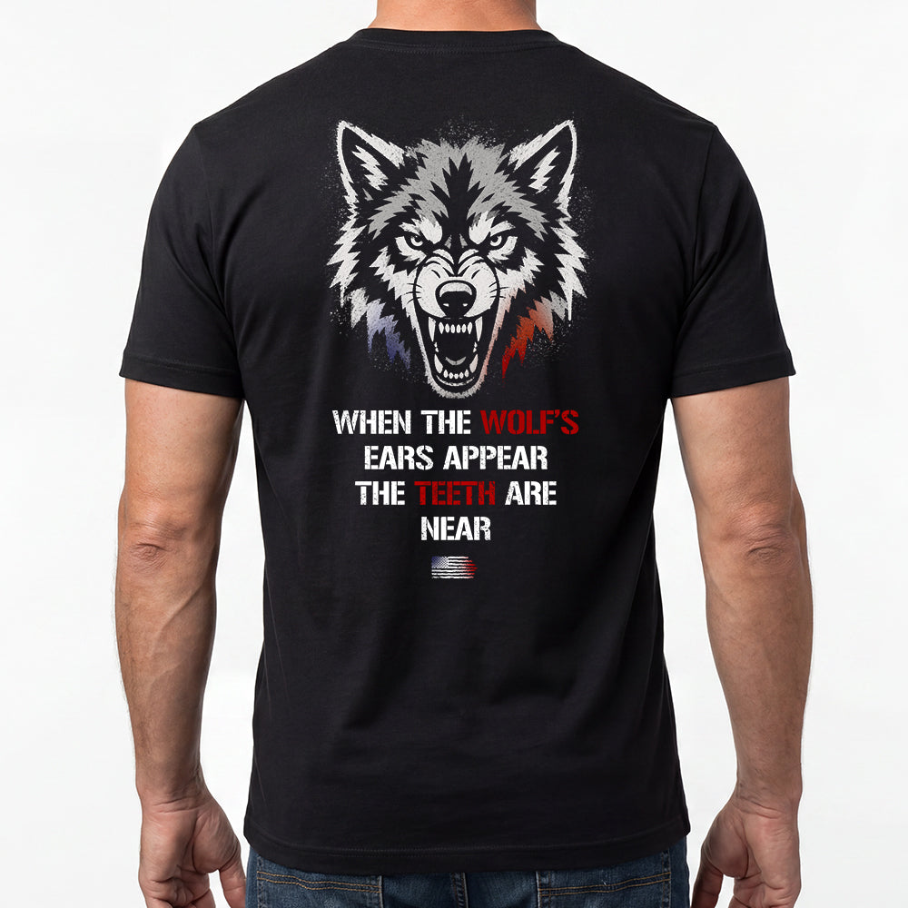The Wolf Black Tee