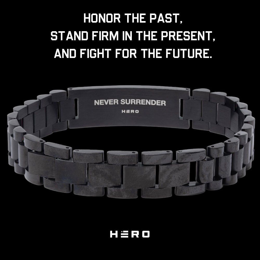 Never Surrender Patriot Bracelet: Helps Pair Veterans With A Service Dog Or Shelter Dog