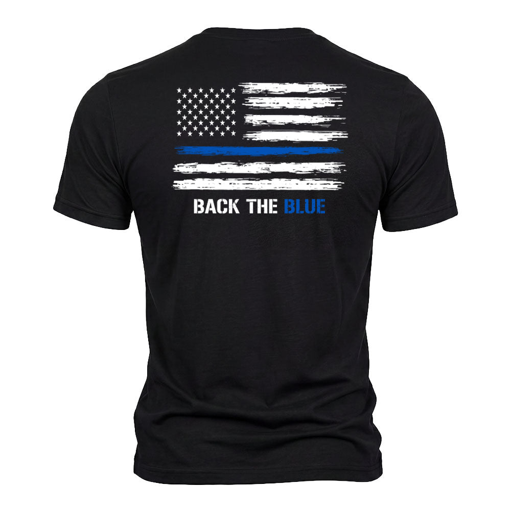 Back The Blue Honor Black Tee