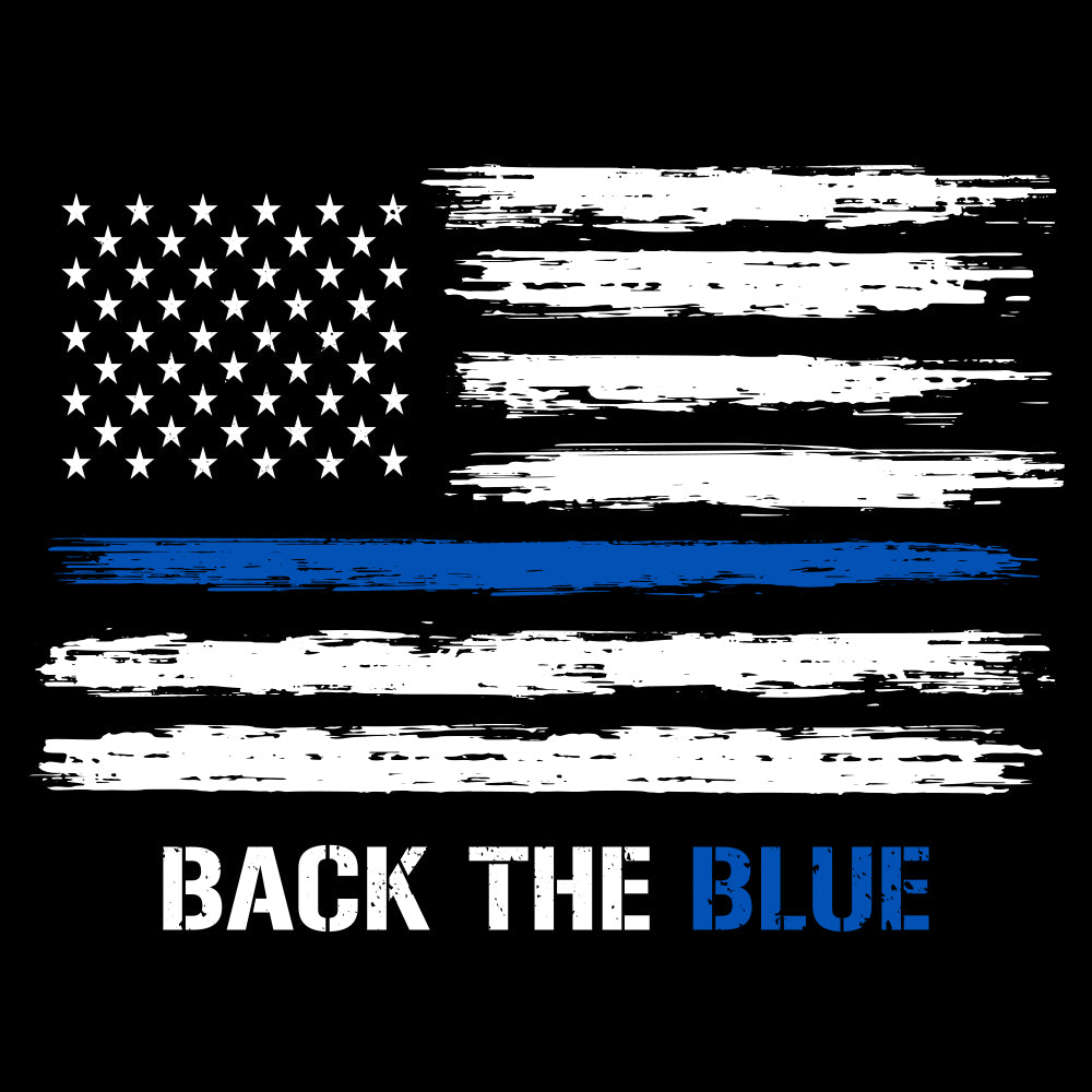 Back The Blue Honor Black Tee