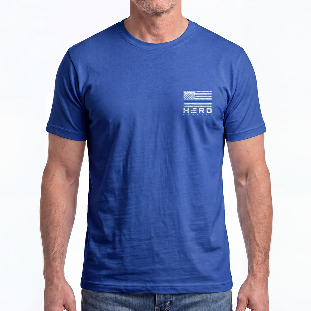 Back The Blue - Blessed Are The Peacemakers Blue Tee
